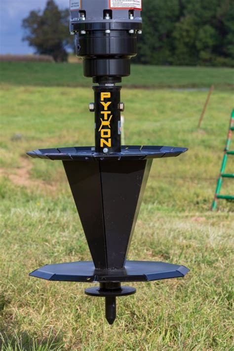 2 hex skid steer auger extension|post hole digger extension.